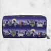 LOUNGEFLY Nightmare Before Christmas - Halloween Line Zip-Around Wallet -Mortem Horror Shop Halloween line nightmare wallet