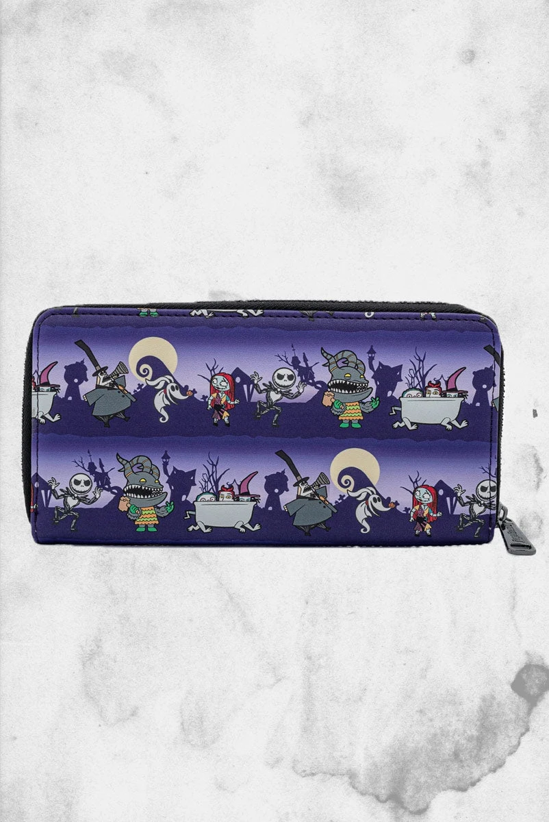 LOUNGEFLY Nightmare Before Christmas - Halloween Line Zip-Around Wallet 3 LOUNGEFLY Nightmare Before Christmas - Halloween Line Zip-Around Wallet