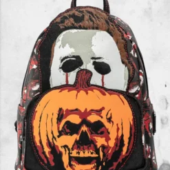 LOUNGEFLY Halloween 2 - Michael Myers Pumpkin Mini-Backpack