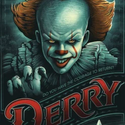 USAopoly IT (Chapter 2) - “Return To Derry” 1,000-Piece Puzzle -Mortem Horror Shop IT movie puzzle horror