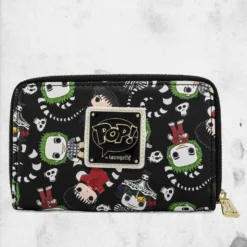 LOUNGEFLY Beetlejuice - All Over Print Wallet -Mortem Horror Shop all over print bettlejuice wallet