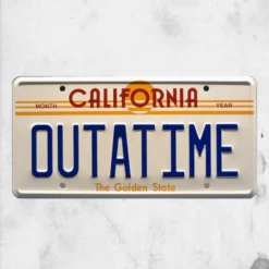 Back To The Future - Out At Time Plate