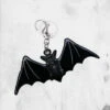 Bat Plush Keychain -Mortem Horror Shop bat keychain