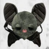 Sugarfueled Bat Black Plush Bag -Mortem Horror Shop bat themed bag