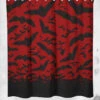 Spooksville Bats Shower Curtain -Mortem Horror Shop bat themed shower curtain
