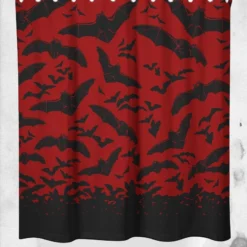 Spooksville Bats Shower Curtain
