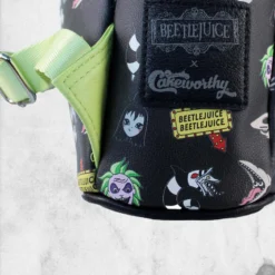 Beetlejuice Mini-Backpack -Mortem Horror Shop beetlejuice backpack mini cakeworthy