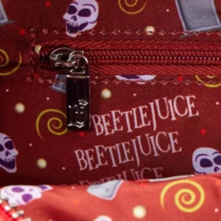 LOUNGEFLY Beetlejuice - Graveyard Sign Crossbody Bag -Mortem Horror Shop beetlejuice crossbody backpack loungefly