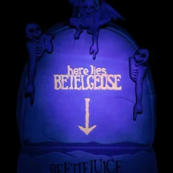 LOUNGEFLY Beetlejuice - Tombstone (Glow-In-The-Dark) Mini-Backpack -Mortem Horror Shop beetlejuice glowing backpack
