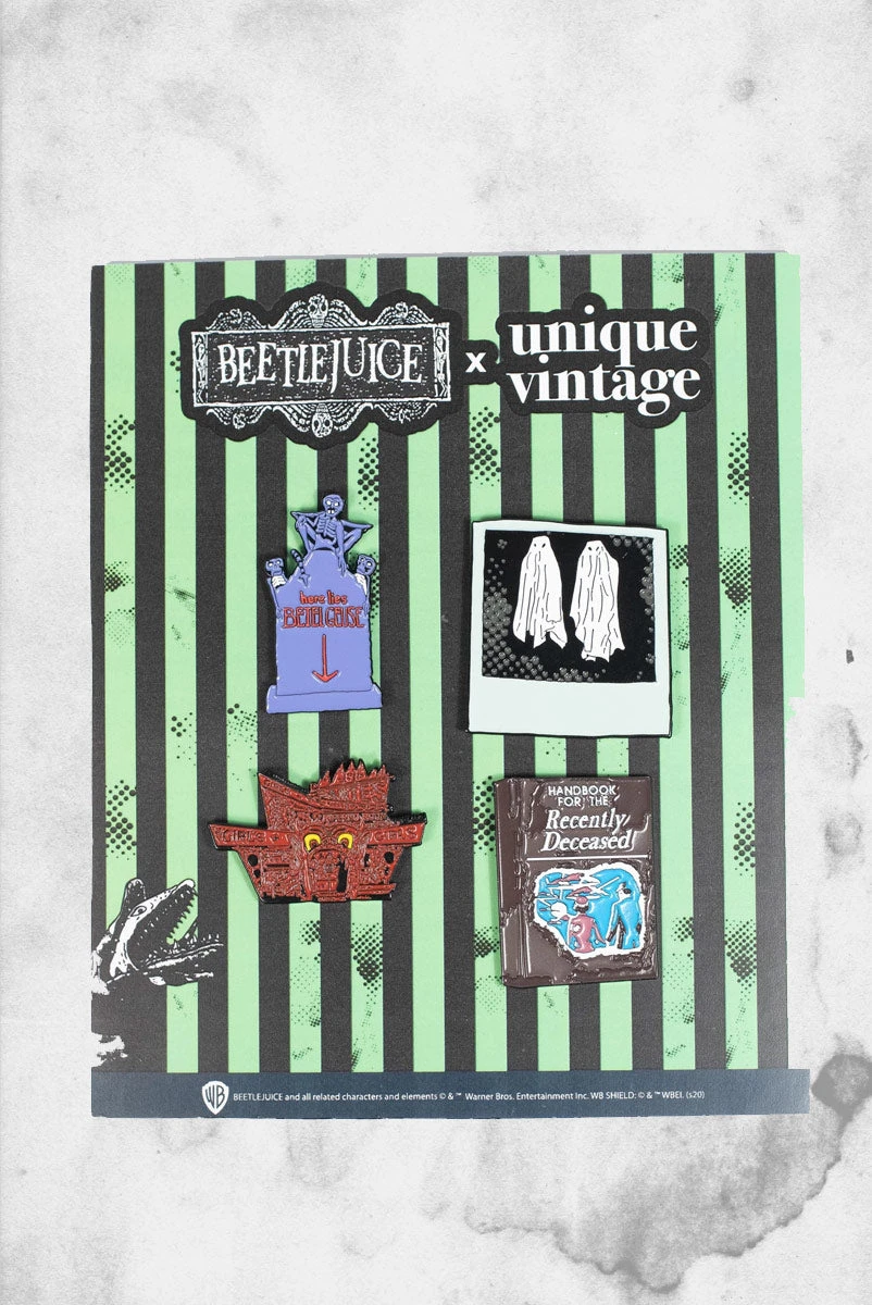 Beetlejuice - Set (Enamel Pin) 4 Beetlejuice - Set (Enamel Pin) - Image 2