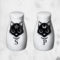 Black Cat Salt & Pepper Shakers