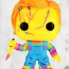 FUNKO Child's Play - Chucky Black Light - Pop! Figure -Mortem Horror Shop blacklight chucky pop figure