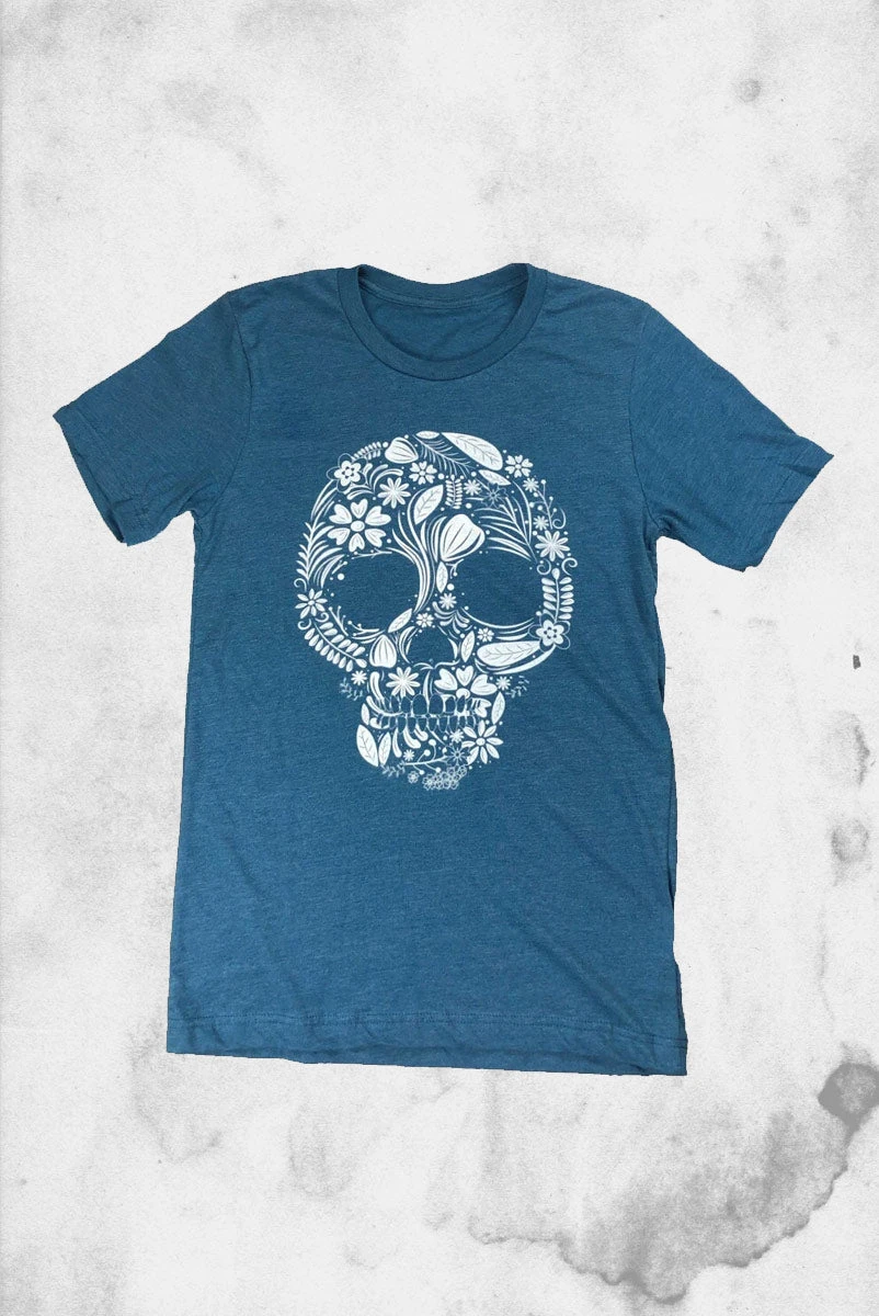 Floral Skull Shirt 3 Floral Skull Shirt