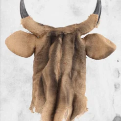 Scarecrow - Bull Mouth Mover Mask -Mortem Horror Shop bull scarecrow haunted house mask