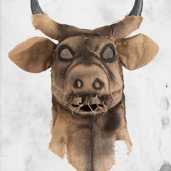 Scarecrow - Bull Mouth Mover Mask -Mortem Horror Shop bull scarecrow mask