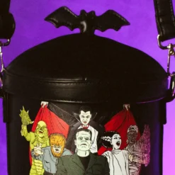 Universal Monsters - Halloween Bucket Purse -Mortem Horror Shop cakeworthy universal mosnter bucket bag