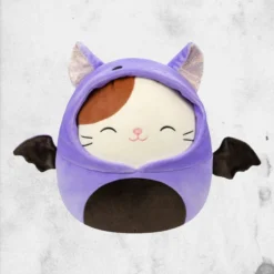 Squishmallow - Cam The Cat In Bat Costume