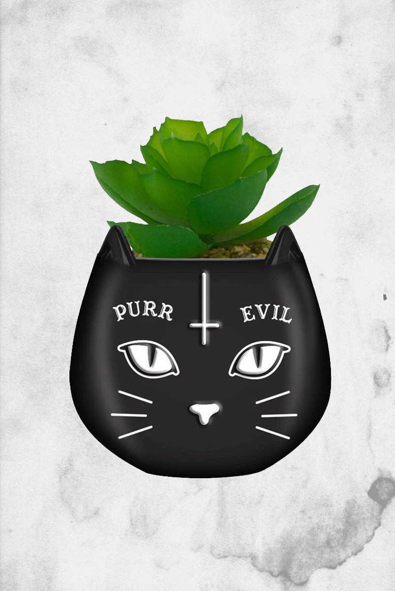 Purr Evil Ouija Cat Planter 3 Purr Evil Ouija Cat Planter