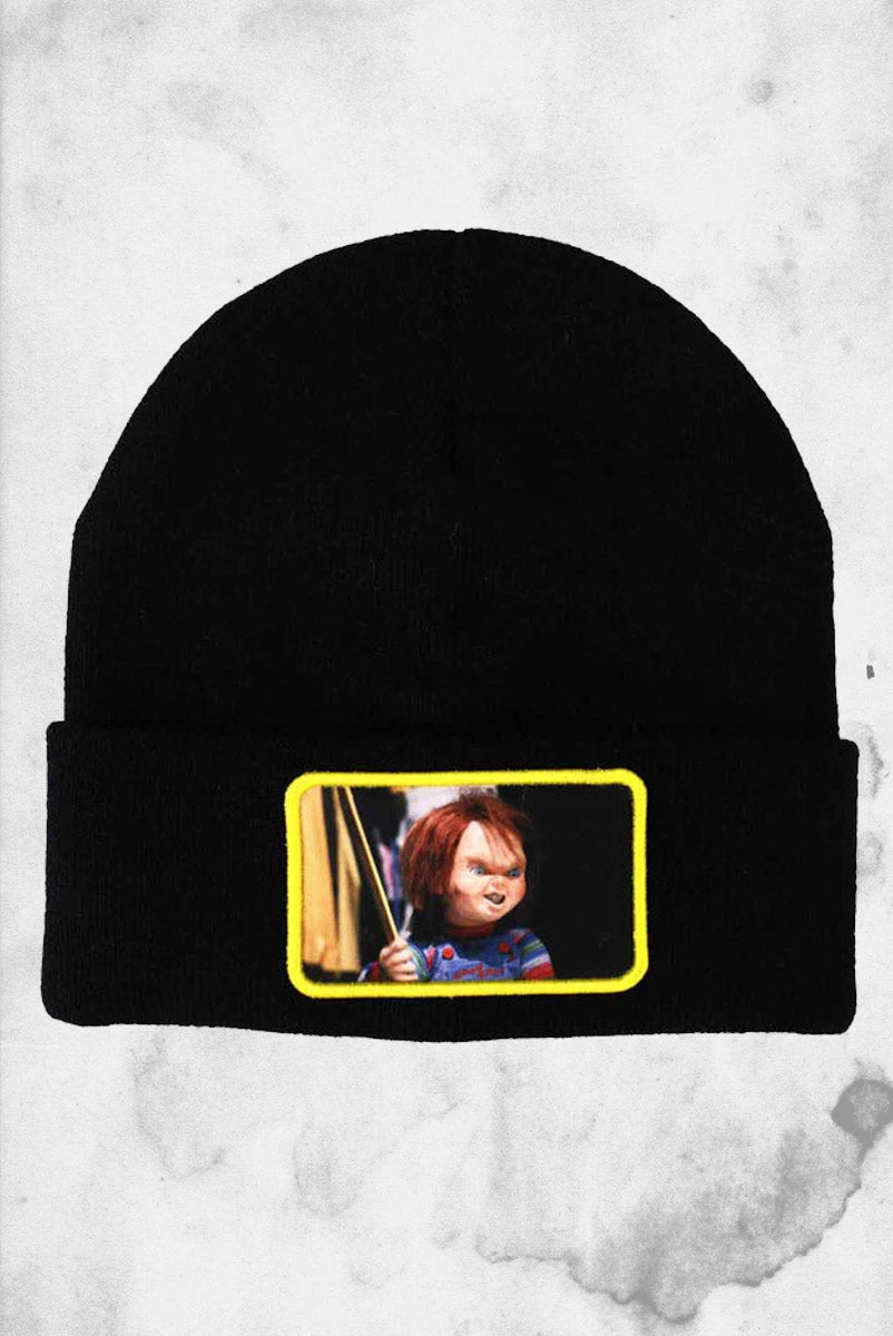 Bioworld Chucky - Child's Play 2 Patch Beanie Hat 3 Bioworld Chucky - Child's Play 2 Patch Beanie Hat