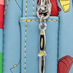 LOUNGEFLY Child's Play - Chucky Cosplay Mini-Backpack -Mortem Horror Shop chucky loungefly zipper backpack mini