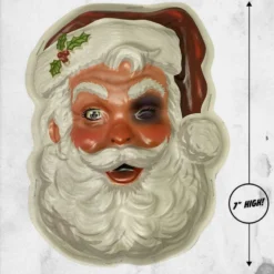 Mall Santa - Cruddy Christmas Decoration -Mortem Horror Shop classic christmas halloween wall plastic decoration