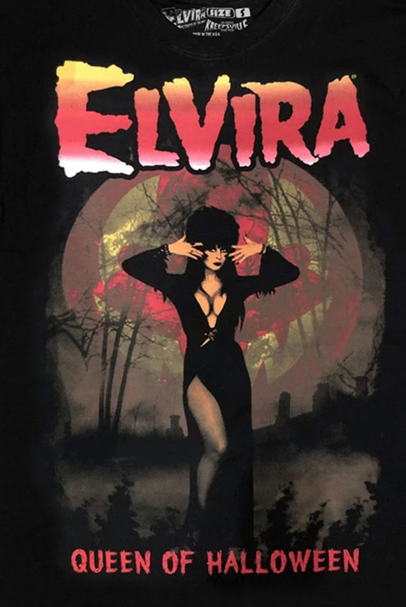Elvira- Halloween Queen Tee 4 Elvira- Halloween Queen Tee - Image 2