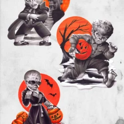 TRICK OR TREAT STUDIOS Universal Monsters Paper Decor (Series 2) -Mortem Horror Shop classic halloween paper decor