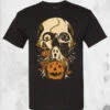 Halloween Is Watching T-Shirt 1 Halloween Is Watching T-Shirt -Mortem Horror Shop classic halloween themed shirt