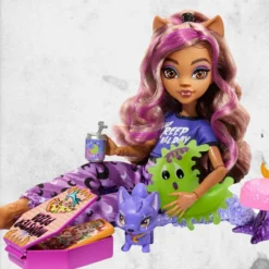Monster High - Creepover Party Clawdeen Wolf Doll -Mortem Horror Shop clawdeen mosnter high doll christmas