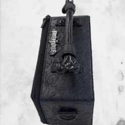 Embossed Skull Coffin Purse -Mortem Horror Shop coffin handbag skull