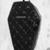 Coffin Backpack - Black Quilted