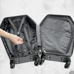 Casket Carry Case (Black) 11 Casket Carry Case (Black) -Mortem Horror Shop coffin shaped killstar suitecase halloween