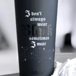 Nothing Cold Brew Tumbler -Mortem Horror Shop cold brew tumbler nothing
