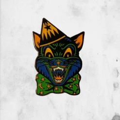 Crazy Cat (Enamel Pin)