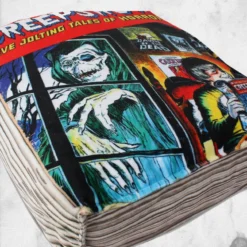 Creepshow Comic Book Plush Pillow -Mortem Horror Shop creepshow blanket