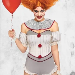 LEG AVENUE IT Sewer Killer Clown Costume Set