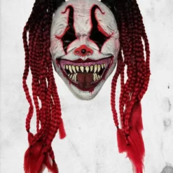 Poison - Fiberglass Resin Mask 10 Poison - Fiberglass Resin Mask -Mortem Horror Shop creepy red clown mask