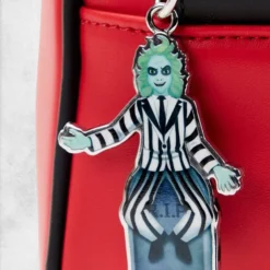 LOUNGEFLY Beetlejuice - Graveyard Sign Crossbody Bag -Mortem Horror Shop crossbody loungefly logo beetlejuice bag