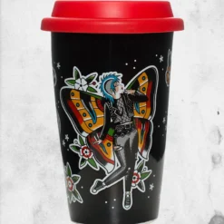 Punk Rock Tumbler -Mortem Horror Shop cute goth tumbler