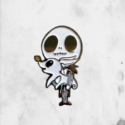 Jack & Zero (Enamel Pin)