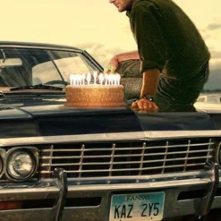 Supernatural - Dean Winchester’s Metallicar Plate -Mortem Horror Shop dean winchester car