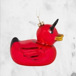Devil Duck Ornament