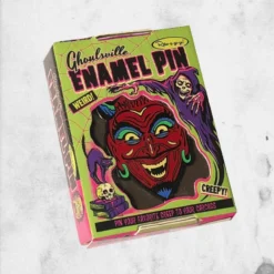 Funhouse Devil (Enamel Pin) -Mortem Horror Shop devil themed enamel pin