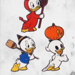Disney - Halloween Huey, Louie, And Dewey (Enamel Pin Set)