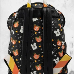 LOUNGEFLY Disney - Mickey And Minnie Mouse Spooky Mini-Backpack & Ears Headband Set -Mortem Horror Shop disney halloween loungefly bag
