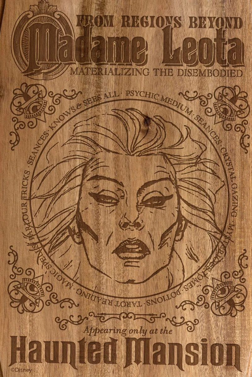 The Haunted Mansion - Madame Leota - Cutting Board 4 The Haunted Mansion - Madame Leota - Cutting Board - Image 2