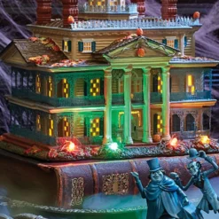 Disney - Haunted Mansion Light-Up Statue -Mortem Horror Shop disney haunted mansion department figure