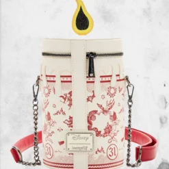 LOUNGEFLY Hocus Pocus - Black Flame Candle Crossbody Purse -Mortem Horror Shop disney hocus pocus black flame bag