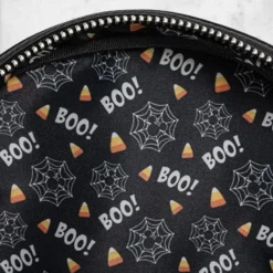 LOUNGEFLY Disney - Mickey And Minnie Mouse Spooky Mini-Backpack & Ears Headband Set -Mortem Horror Shop disney loungefly bag halloween