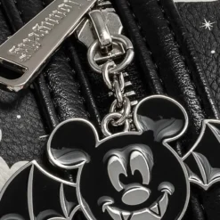 LOUNGEFLY Disney - Mickey And Minnie Mouse Spooky Mini-Backpack & Ears Headband Set -Mortem Horror Shop disney mickey loungefly backpack